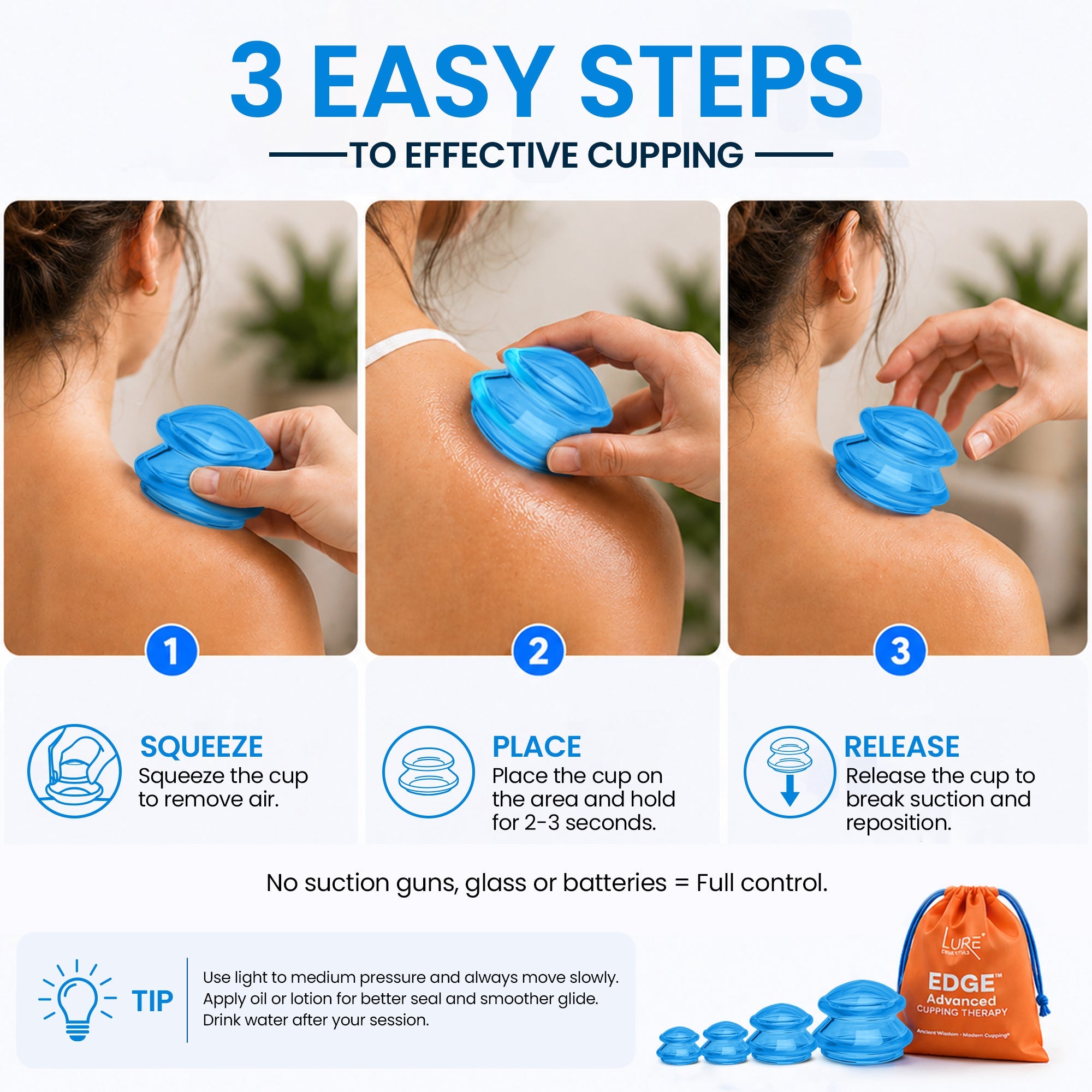 EDGE Silicone Cupping Set