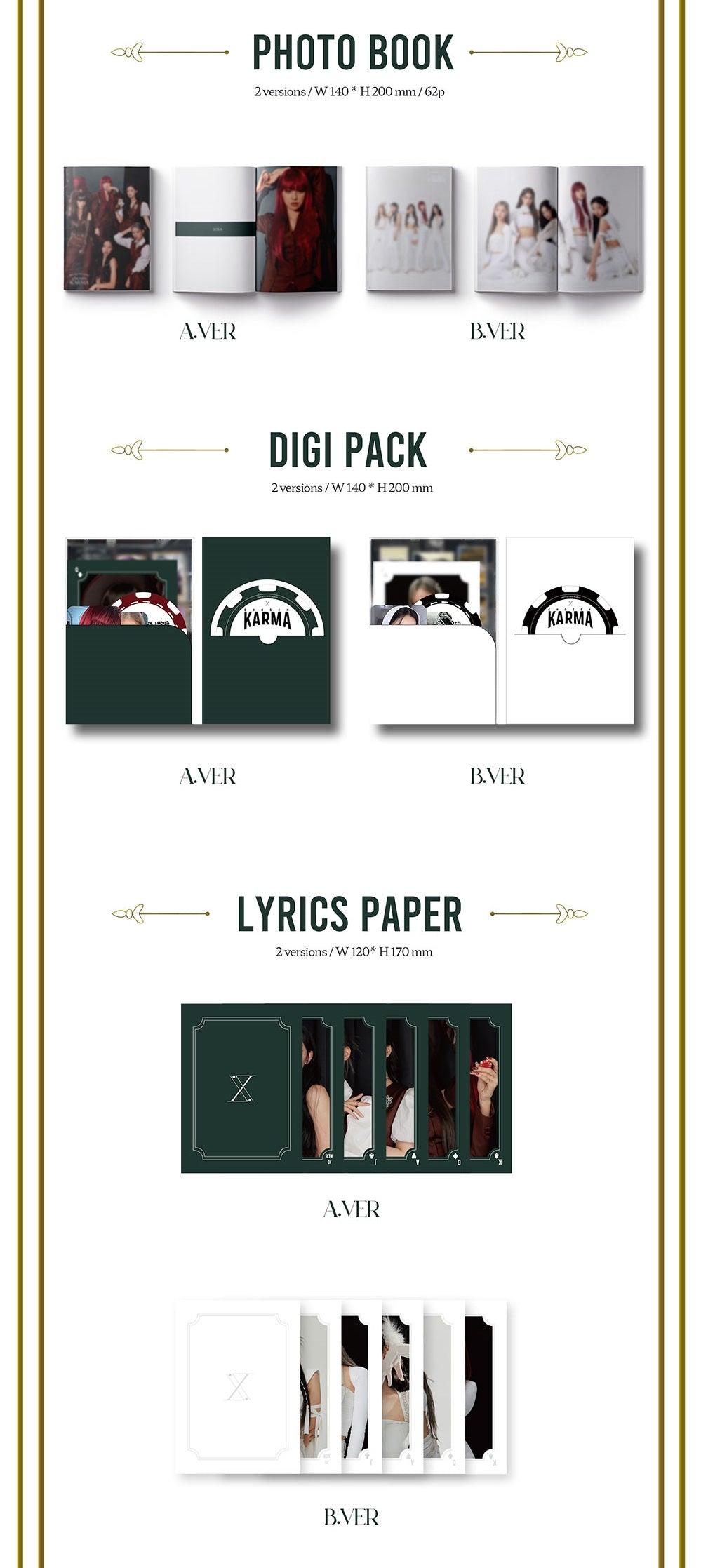 Pixy 4th Mini Album - Chosen Karma