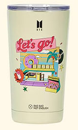 BTS x Bbne Dynamite - Water Tumbler And Water Bottle