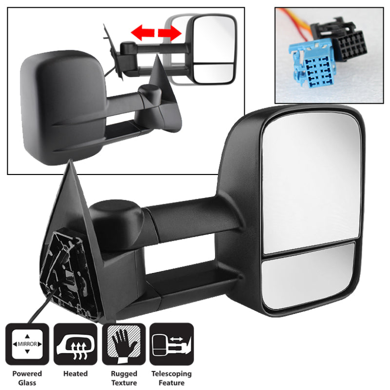SPYDER Xtune Chevy Silverado 03-06 Manual Extendable Power Heated Adjust Mirror Right MIR-CSIL03-PW-R 9924941