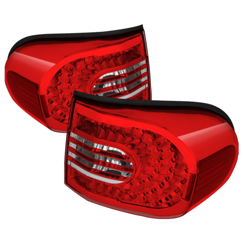 SPYDER Xtune Toyota Fj Cruiser 07-14 LED Tail Lights Red/Clear ALT-CL-TFJ07-LED-RC 5070593
