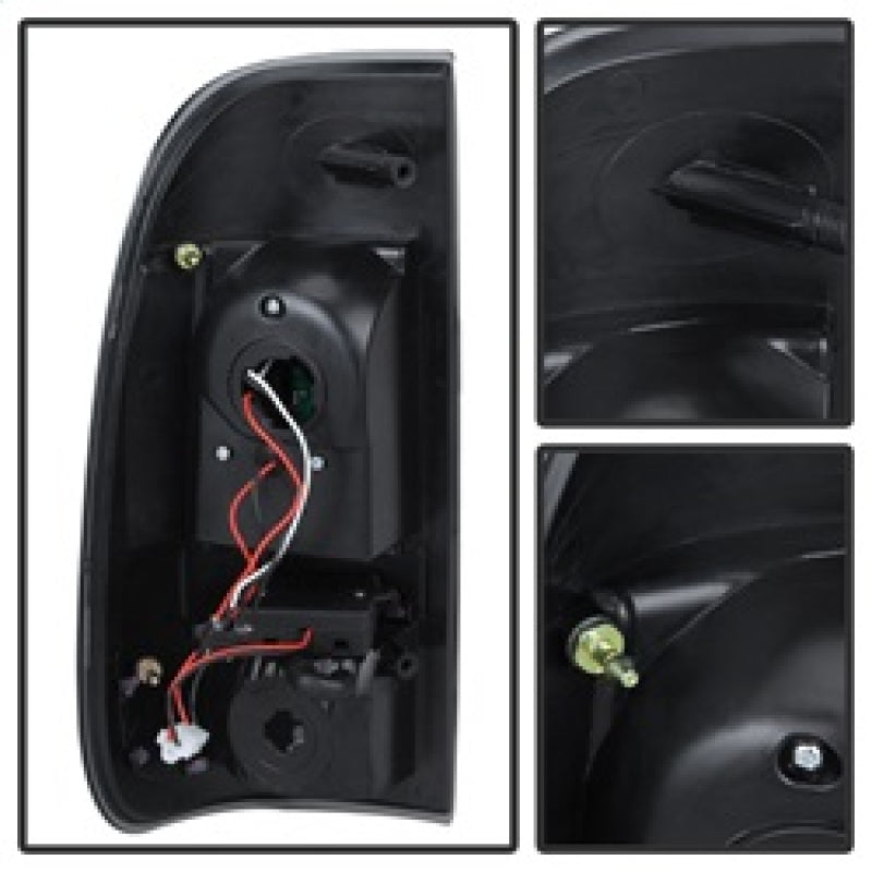 SPYDER Xtune Ford Super Duty 08-15 LED Tail Lights Black ALT-JH-FS08-LED-BK 9027680
