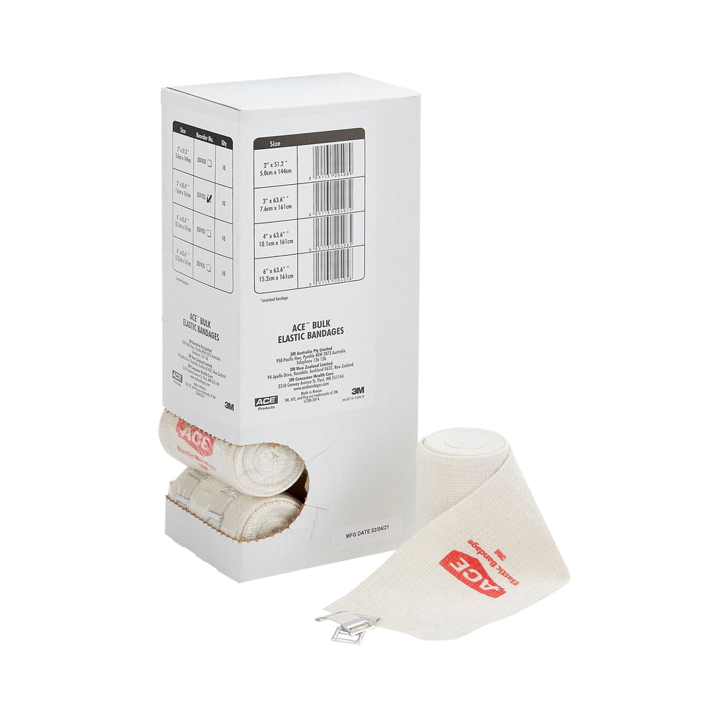 3M™ Ace™ Clip Detached Closure Elastic Bandage, 3 Inch x 5 Yard 207432