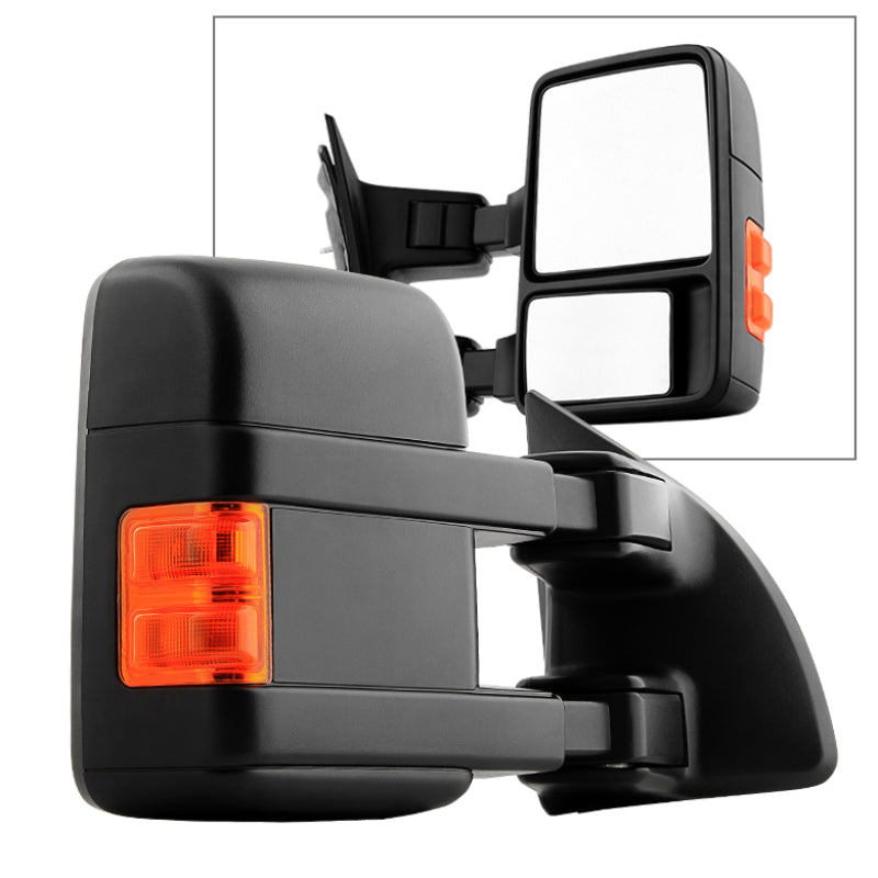SPYDER Xtune Ford Superduty 99-14 Manual Extendable Manual Adjust Mirror Amber- Right MIR-FDSD08S-MA-AM-R 9933134