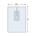 McKesson Sterile U-Drape with Split, 80 x 124 Inch 183-I80-09149G-S