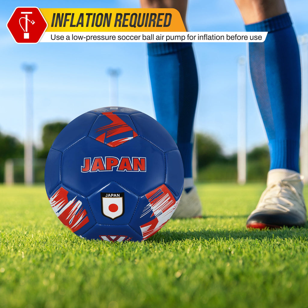Mini National Team Soccer Balls-japan Blue