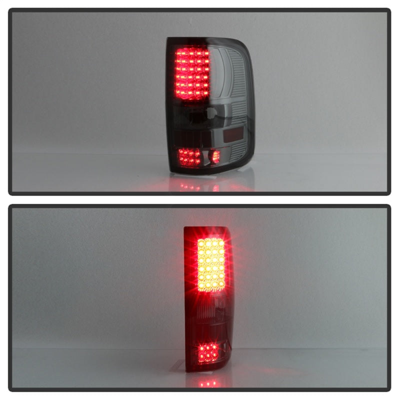 SPYDER Xtune Ford F150 Styleside 04-08 (Not Fit Heritage & SVT) LED Tail Lights Smoke ALT-ON-FF15004-LED-SM 5012920