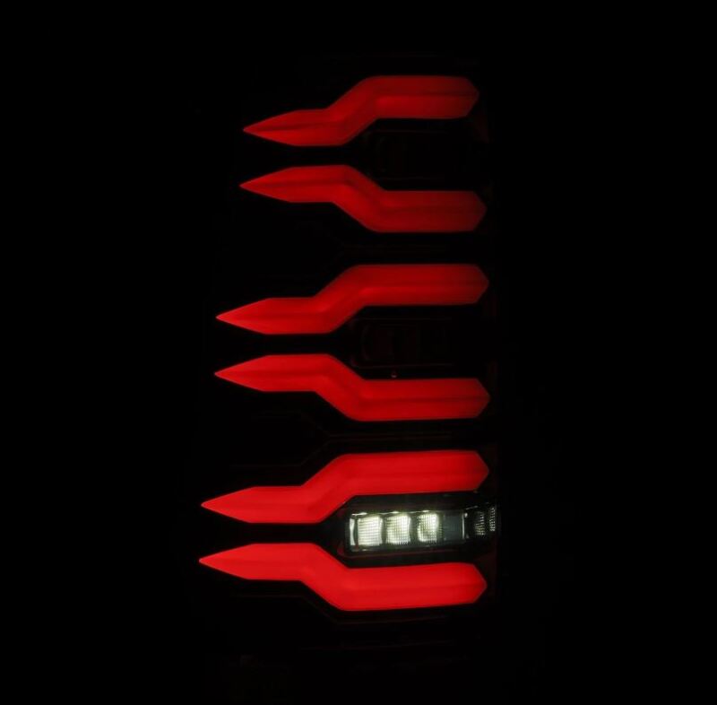 AlphaRex 99-06 Chevrolet Silverado Sierra LUXX-Series LED Tail Lights Alpha-Black 620005 *Discontinued