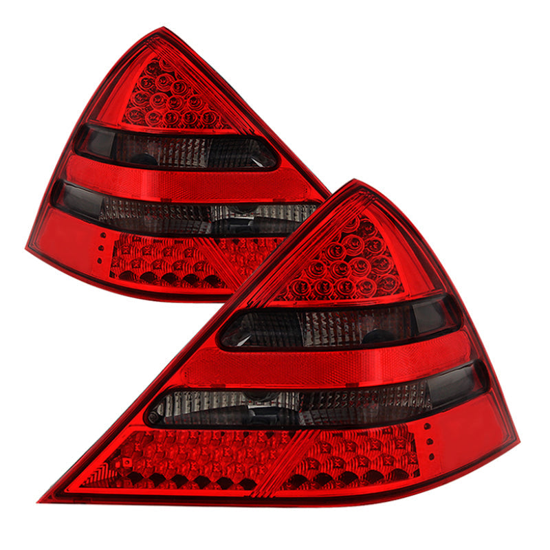 SPYDER Xtunemercedes R170 Slk 98-04 LED Tail Lights ( R171 Amg Look ) Red Smoked ALT-JH-MBR17098-LED-RS 9030185