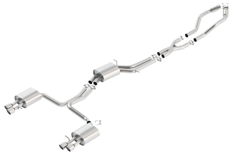 Borla 10-13 Audi S4 3.0L AT/MT AWD Dual Split Rear Exit SS Catback Exhaust 140403