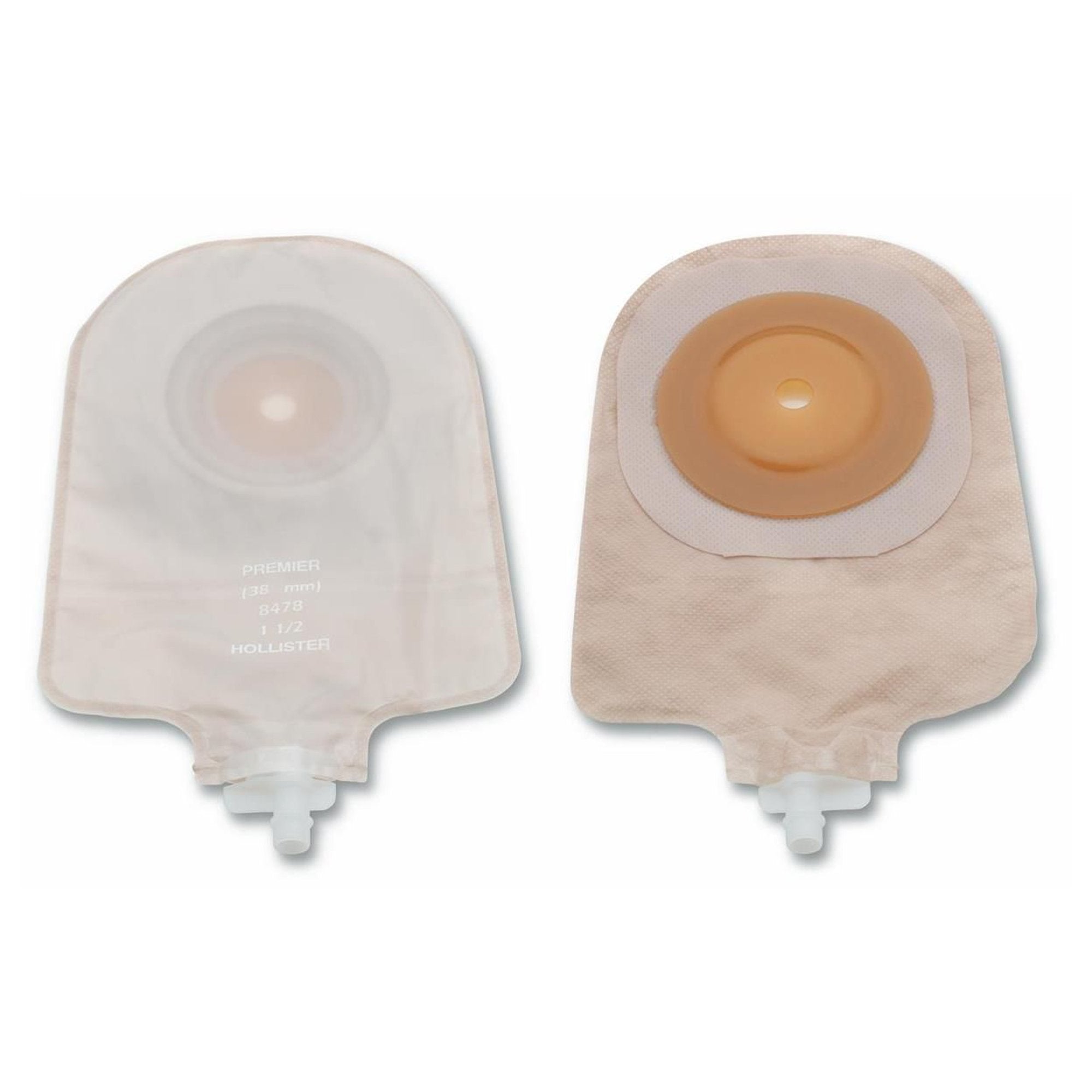 Premier™ One-Piece Transparent Urostomy Pouch, Cut to fit up to 51 mm Stomas 84711