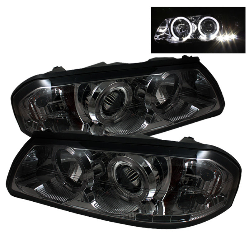 SPYDER Chevy Impala 00-05 Projector Headlights LED Halo LED Smoke High H1 Low H1 PRO-YD-CHIP00-HL-SM 5009425