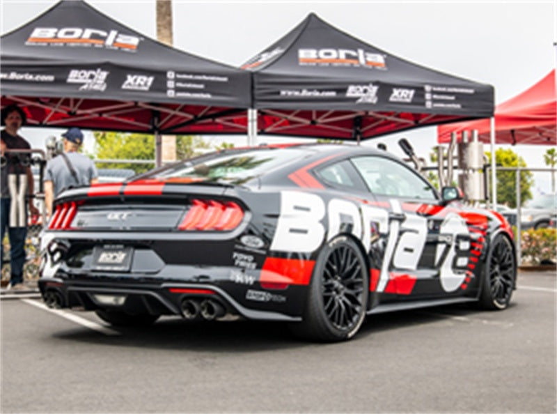 Borla 2018 Ford Mustang GT 5.0L AT/MT (w/o Valves) ATAK 3in Cat-Back Exhaust w/Carbon Fiber Tips 140746CF