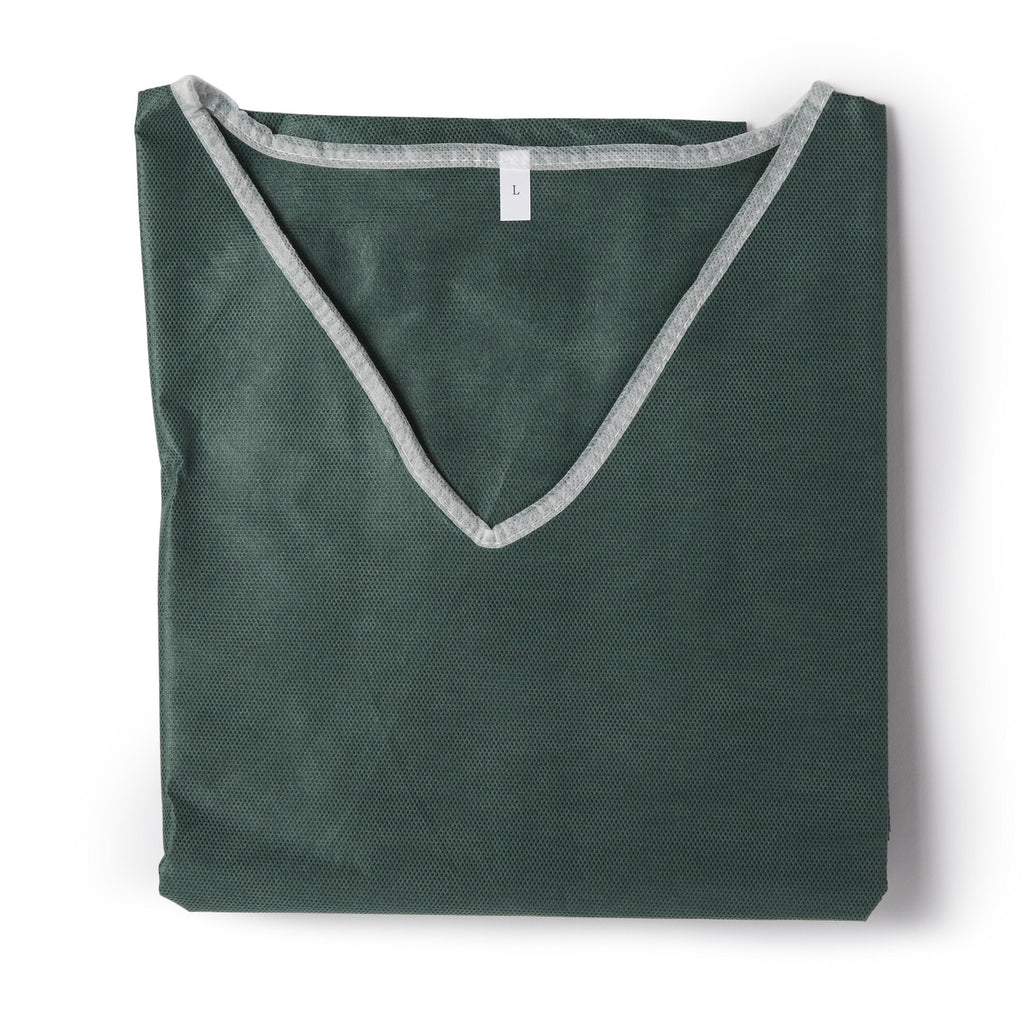 Graham Medical Short Sleeve Scrub Shirt, Green, Large 62213