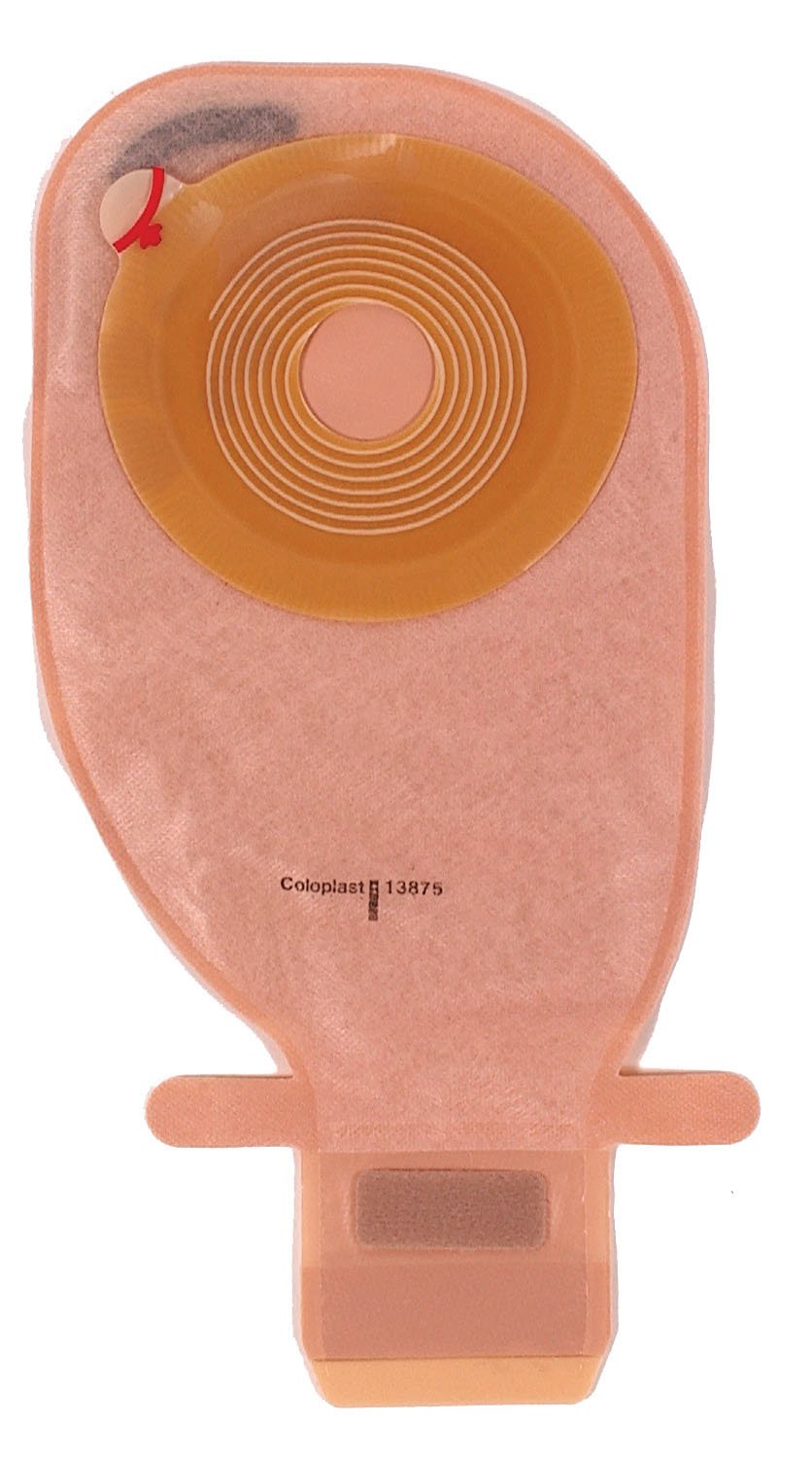 Assura® Convex Light 1-Piece Opaque Ostomy Pouch, 25mm Stoma 14422