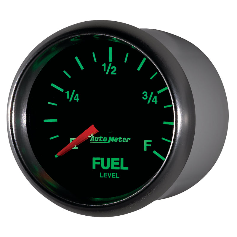 AutoMeter GS 2 1/16in. 0-280 Ohms Fuel Level Gauge - Stepper Motor 3810