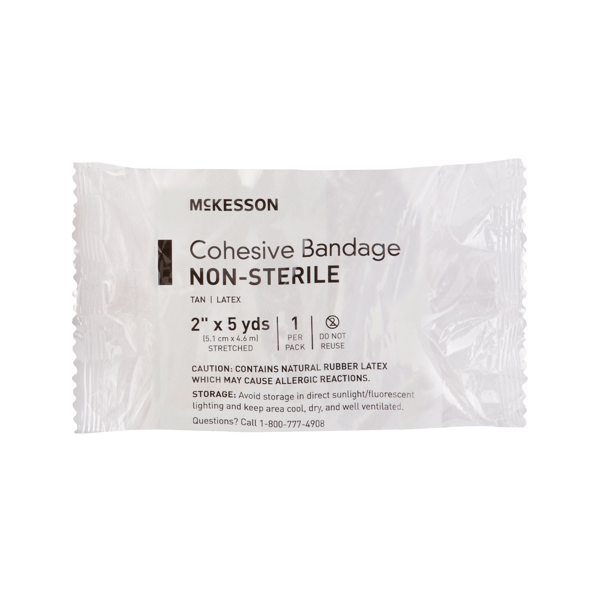 McKesson Self-adherent Closure Cohesive Bandage, 2 Inch x 5 Yard 16-3202