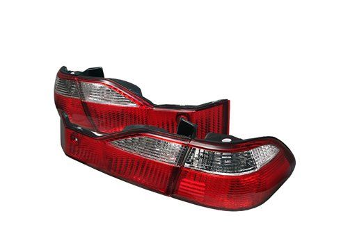 Spyder Auto Honda Accord 98-00 4Dr Tail Lights Red Clear