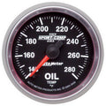 AutoMeter Sport-Comp II 52mm Full Sweep Electronic 140-280 Deg. F Oil Temprature Gauge 3656