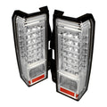 SPYDER Xtune Hummer H3 06-09 ( Non H3T ) LED Tail Lights Chrome ALT-ON-HH306-LED-C 5017703