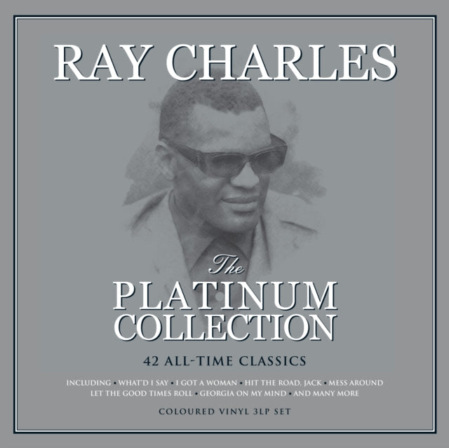 Ray Charles - Now Playing (Blue LP Vinyl) (Syeor) & Platinum Collection (White LP Vinyl) & Best Of Ray Charles: The Atlantic Years (2LP/White Vinyl) & Live In Stockholm 1972 (140G) & Message From The People (140G) & What'd I Say (180G)