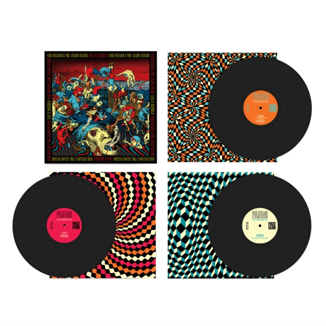 King Gizzard & The Lizard Wizard - Fishing For Fishies (Green LP Vinyl) & Live In Asheville '19 (Fuzz Club Official Bootleg) & Oddments (Plum LP Vinyl) & Live In Adelaide '19 (Fuzz Club Official Bootleg) & Live In Brussels '19 (Fuzz Club Official
