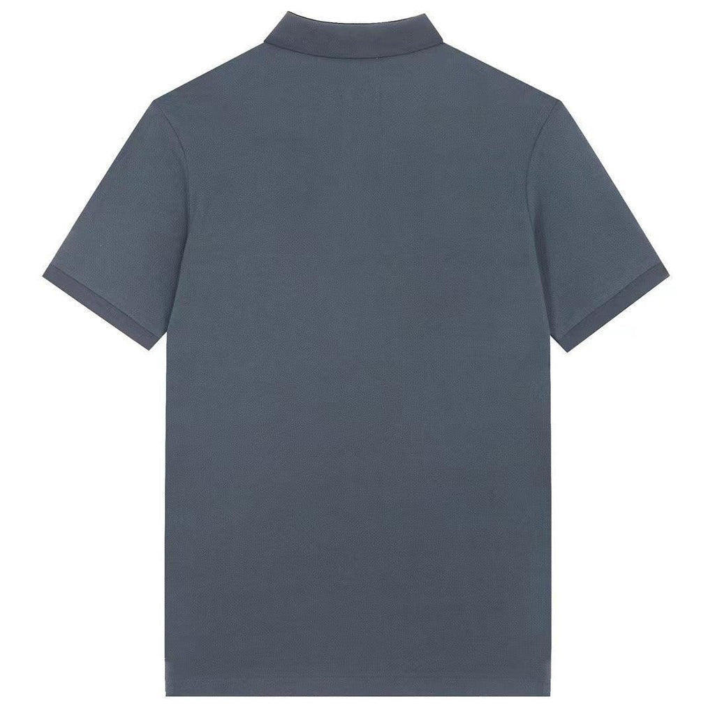 Burberry Dark Grey T-Shirt With Collar