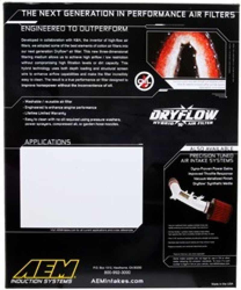 AEM Induction AEM Saturn Outlook / GMC Acadia 3.6L Air Filter 28-20394