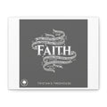 handwritten faith ribbon Canvas | sketch aesthetic, doodle design