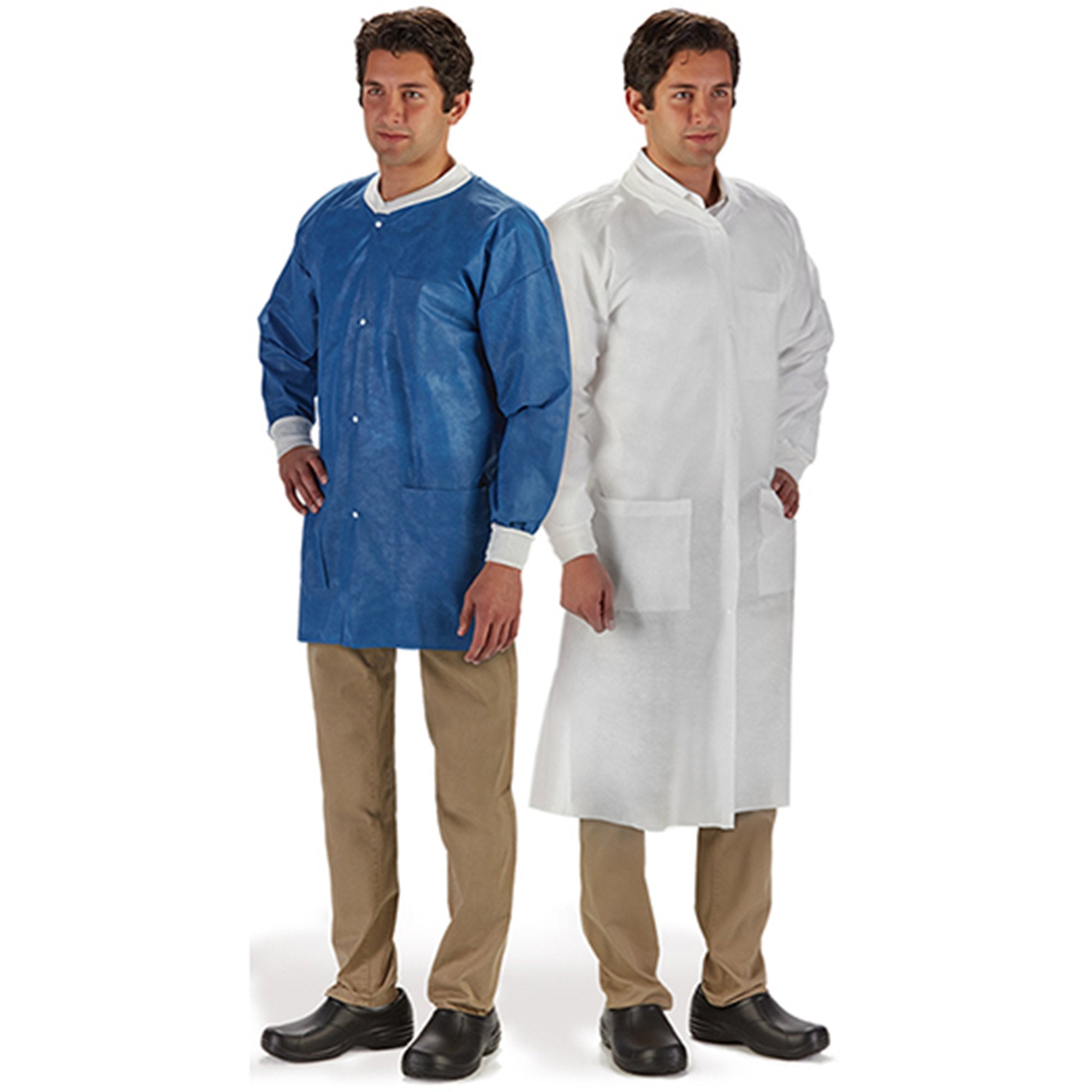 LabMates® Lab Jacket, Small, Blue 85188