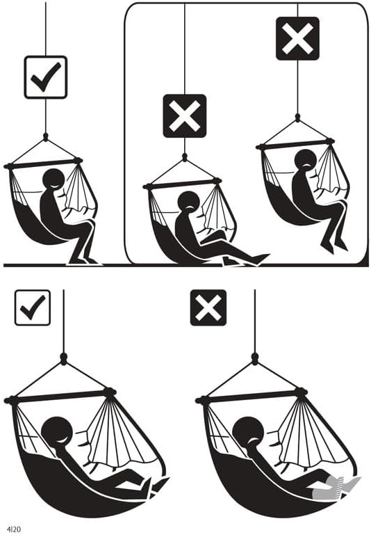LA SIESTA® - XL King Domingo Hammock Swing Chair & CasaMount - Weather & Tear Resistant Hanging Chair - Outdoor Indoor Hammock Chair w/Suspension Kit for Walls Ceilings Square Beams - Lime