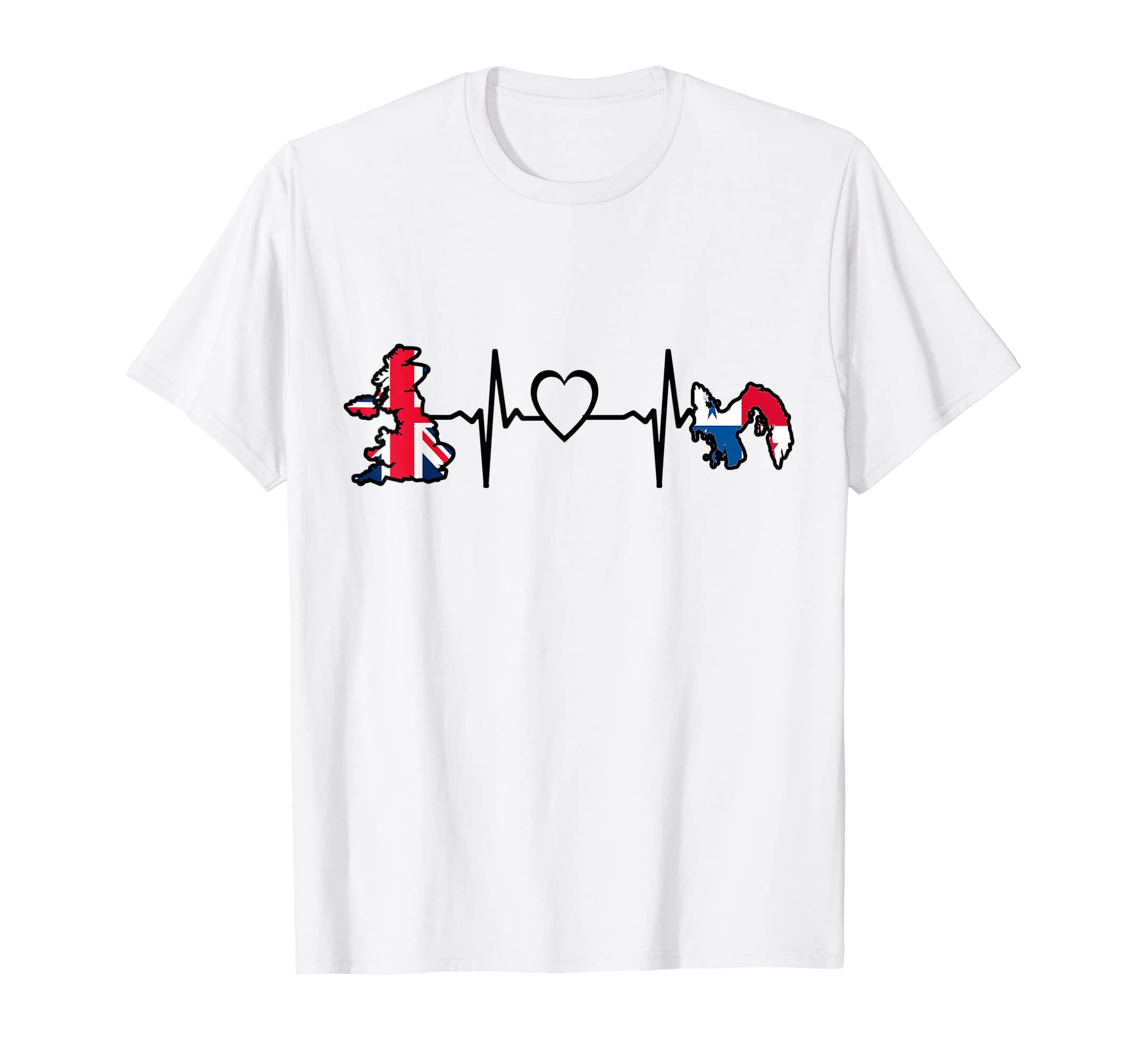 Panama British Flag Panamanian British Uk T-Shirt - Unique Graphic Unisex