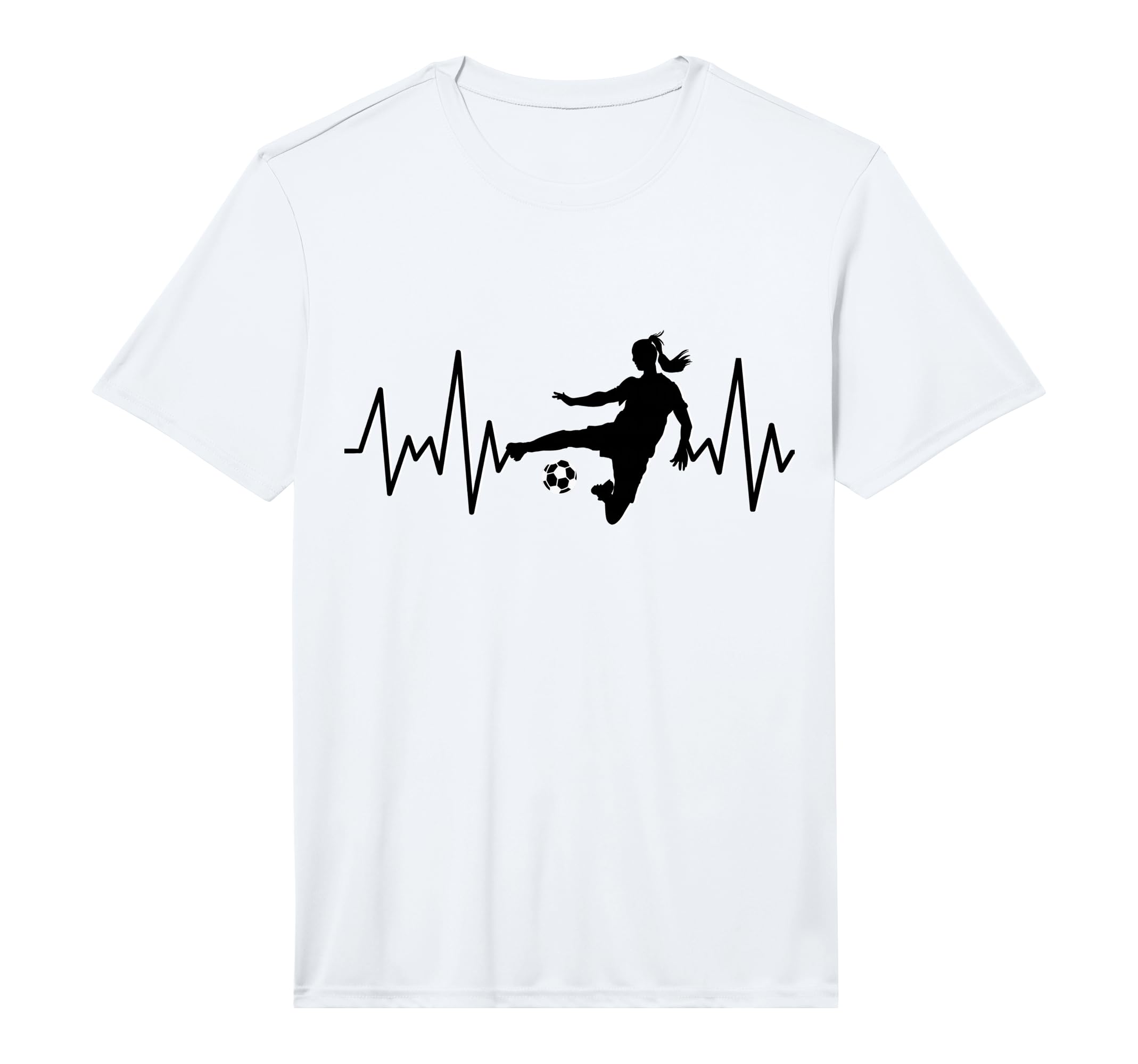 Soccer Soccer Player Or Soccer Lover T-Shirt - Minimalist Print Men Women