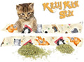 Kitty Kick Stix 15" Catnip Kicker Toy – Set of 2 | Handmade in USA | Interactive Cat & Kitten Toy | Durable Kicker Packed with 100% Potent Catnip for All Breeds (Sassy Cats)