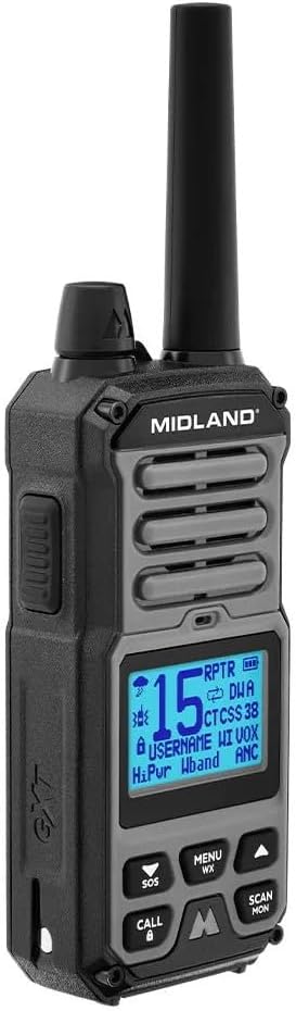 Midland GXT67 Pro GMRS Two Way Radio - 2 Pack Bundle