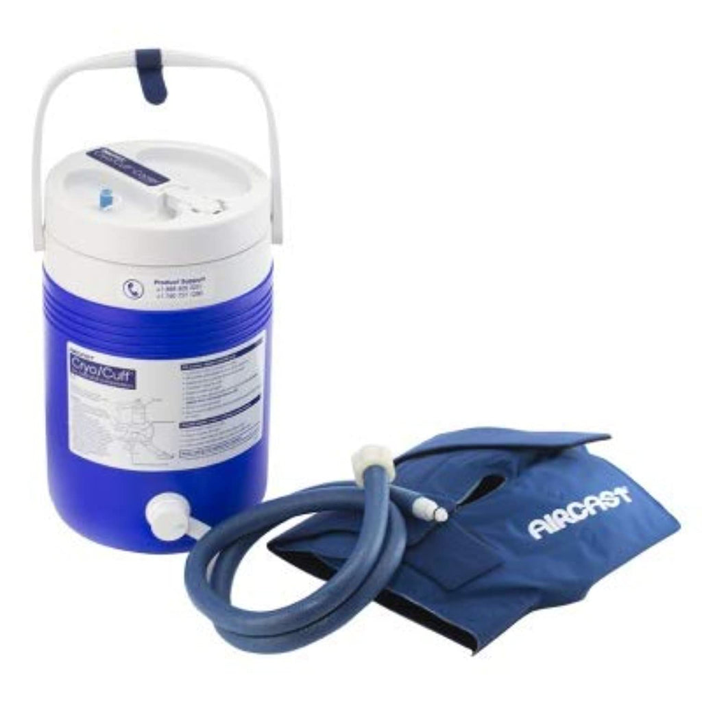 Aircast Cryo/Cuff System - Medium Knee with Cooler - Cold Therapy for Injury & Post-Op Recovery