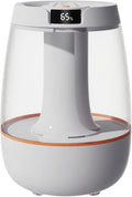 Humidifier for Bedroom, 3L Cool Mist Humidifiers with 25dB Quiet Air Humidifier with Night Light Waterless Auto Shut-Off for Home Baby Office Travel