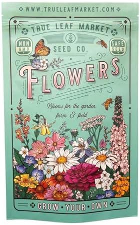 Rocky Mountain Wildflower Seeds Mix - 1 Lb Seed Pouch - 22 Wild Flower Seed Varieties - Annuals, Perennials and Bi-Annuals - Flower Garden