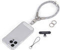 project-cb Phone Wrist Strap 1,Tether Tab 2,Phone Wristlet,Lanyard Wrist Strap,Key Holder,KeyChain,KeyRing×2(FoggyBlack-S)