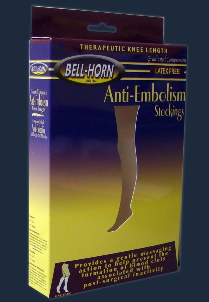 Bell-Horn® Knee Length Anti-Embolism Stockings, 3X-Large/Reg, Beige 110003X