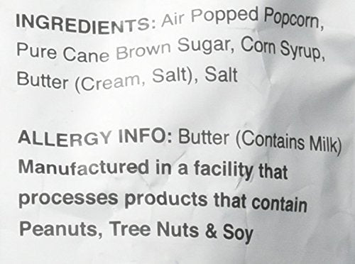 Fisher's Popcorn Caramel Popcorn, Handmade, Gluten-Free, Case of 6 (10 oz)