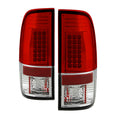 SPYDER Ford Super Duty 08-15 LED Tail Lights Red Clear ALT-YD-FS07-LED-RC 5003911