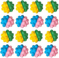 YnFag 16 Pack Foam Soccer Balls Cat Toys for Indoor Cat Balls (Featuring Different 16)