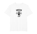 Soccer Coach Life Whistle Blowing T-Shirt - Novelty Apparel for Adults