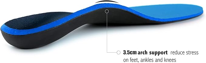 Plantar Fasciitis Relief - Arch Support Insoles for Men Women, Shoe Inserts for Flat Feet, Orthotic Shoe Insoles All-Day Energy and Comfort with Every Step (Mens 12-12 1/2 | Womens 14-14 1/2)