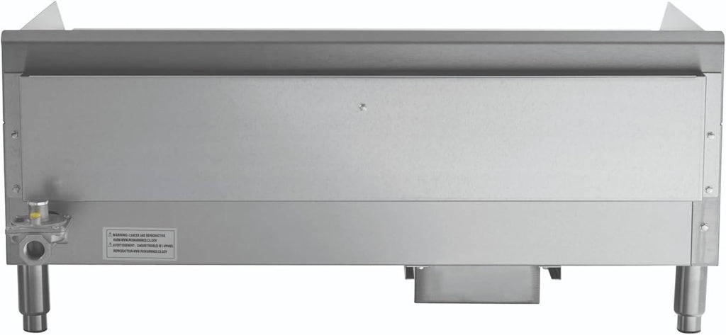 Kratos 29Y-005 36" Commercial Restaurant Gas Countertop Griddle, Manual Controls, 3 Burners, 90,000 BTU Output