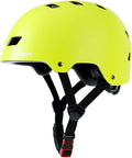 Bike Skateboard Helmet, Adjustable and Multi-Sport for Skate Scooter, 3 Sizes for Adult Youth Kids Toddler