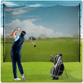 Sports Netting,Hitting Net with 33Feet Nylon Rope for Golf, Baseball, Hockey, Soccer, LAX and More