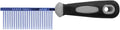 Resco Professional Anti-Static Dog, Cat, Pet Comb for Grooming, Steel Pins, Medium Tooth Spacing, Candy Blue