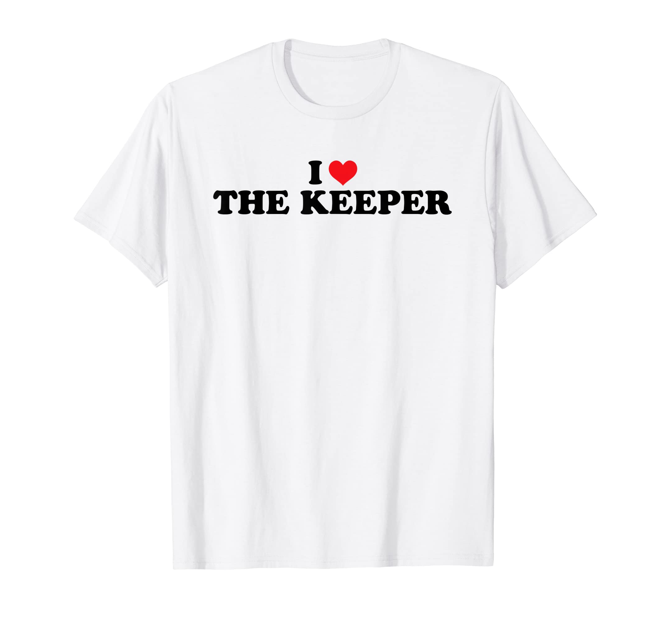 I Love Heart Keeper Goalkeeper Soccer T-Shirt - Streetwear Style Unisex